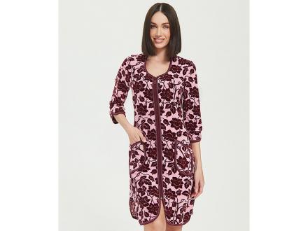 Халат велюровый на молнии ВИКА