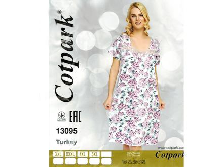 Ночная сорочка с рукавом 13095