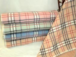 Полотенце лен клетка 34*74 арт.180456