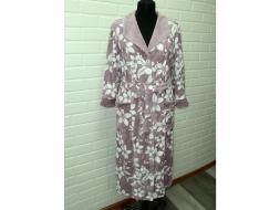 Халат велюровый на пуговицах  Вера