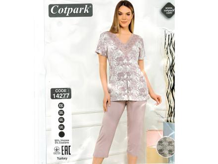 Домашний костюм футболка+бриджи 14277