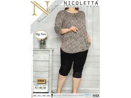 Домашний костюм футболка + бриджи 37018