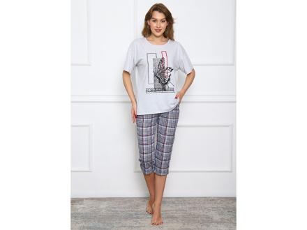 Домашний костюм футболка + бриджи 1110б