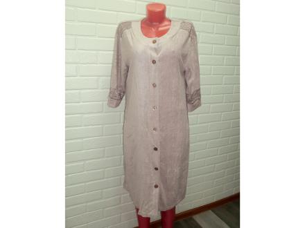 Халат велюровый на пуговицах 129