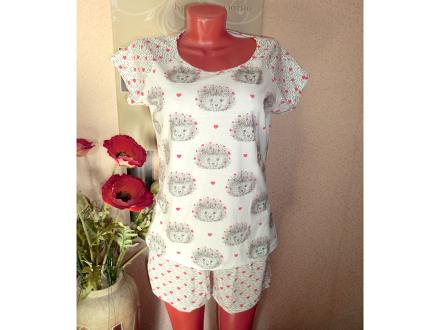 Домашний костюм футболка + шорты Ежик