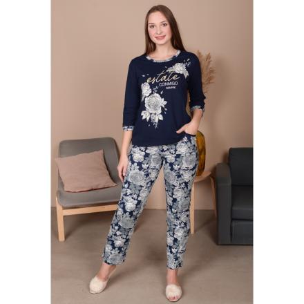 Домашний костюм футболка + брюки К-114
