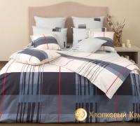 КПБ (Дуэт; 2 нав. 70*70; бязь люкс) 5053/2 Горизонт грей