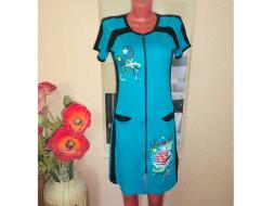 Халат трикотажный на молнии Фитнесс