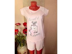 Домашний костюм майка + шорты Жизель