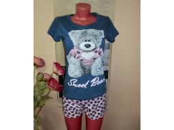 Домашний костюм футболка + шорты 124ш