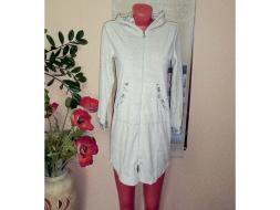 Халат велюровый на молнии с капюшоном Сова 3