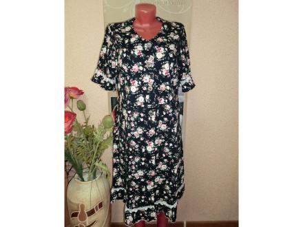 Халат трикотажный на пуговицах Рада