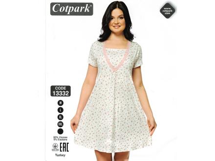 Ночная сорочка с рукавом 13332