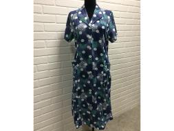 Халат трикотажный на пуговицах Мираж