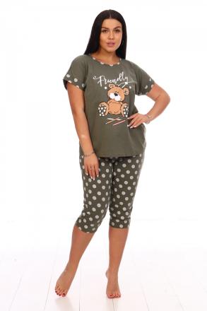 Домашний костюм футболка + бриджи 316б