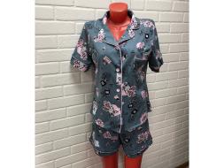 Домашний костюм  рубашка+шорты Парфюм