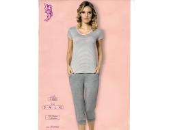 Домашний костюм футболка + бриджи 1100