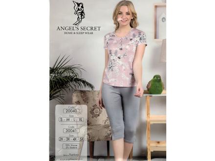 Домашний костюм футболка+бриджи 20040