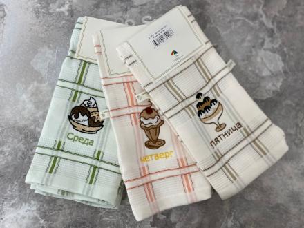 Кухня полотенце из 2-х вафельное 40*60 арт.8511571