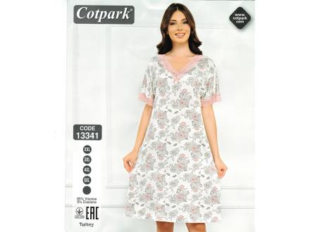 Ночная сорочка с рукавом 13341