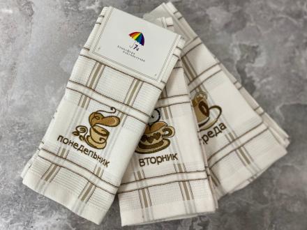 Кухня полотенце из 2-х вафельное 40*60 арт.8511639