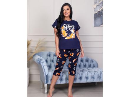 Домашний костюм  футболка +бриджи 806б