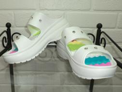 Шлепанцы женские со стразами