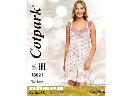 Ночная сорочка на лямках 18021