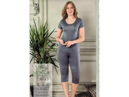 Домашний костюм футболка+бриджи 30014
