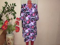 Халат велюровый на пуговицах  БАРЫНЯ