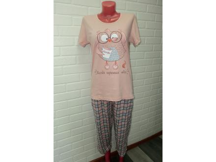 Домашний костюм футболка + бриджи Сова
