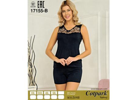 Домашний костюм майка шорты 17155В