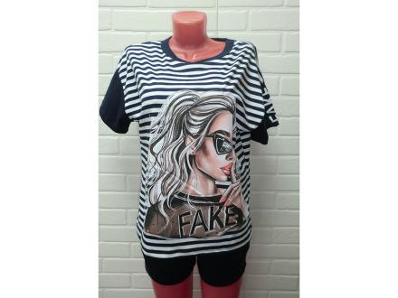 Домашний костюм футболка + шорты 1783кш