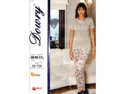 Домашний костюм футболка + брюки 08-708