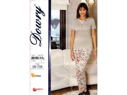 Домашний костюм футболка + брюки 08-708