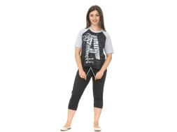 Домашний костюм  футболка +бриджи Юджи