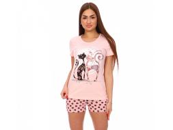 Домашний костюм  футболка +шорты 653 ш