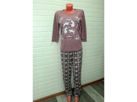 Домашний костюм футболка с рукавом 3/4+ брюки 451