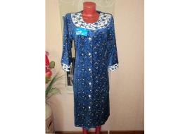 Халат велюровый на пуговицах 317/177