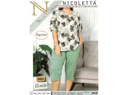 Домашний костюм футболка + бриджи 36053