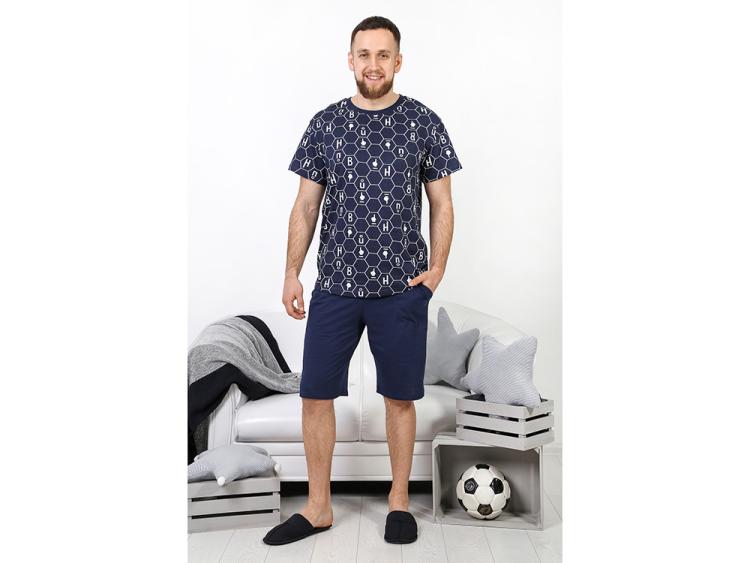 Домашний костюм мужской футболка+шорты Реактив-3