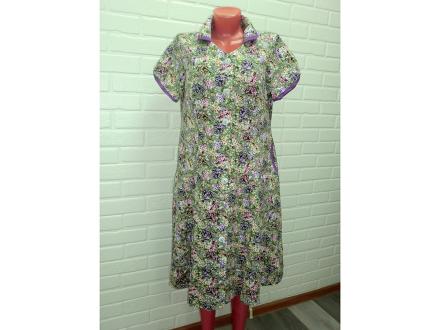 Халат трикотажный на пуговицах Аглая