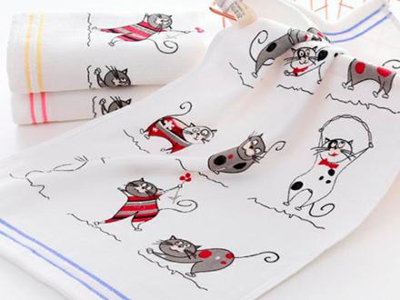 Полотенце Игровые котята 70*140 Китай (6 шт)