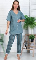 Домашний костюм  рубашка+брюки 3419