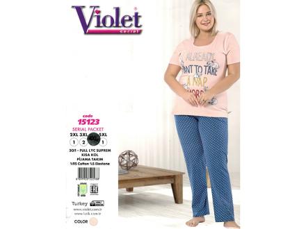 Домашний костюм футболка+брюки 15123