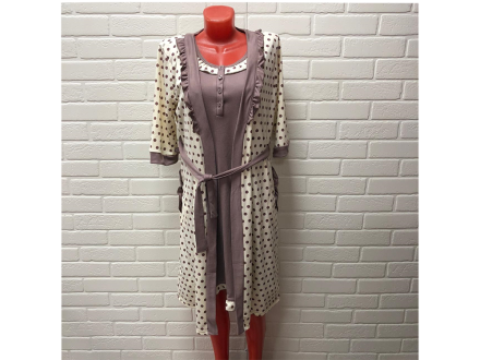 Комплект халат + ночная сорочка 092