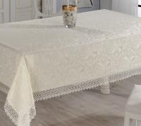 Скатерть Jaklin 160*220 гипюр прямоугольник