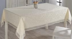 Скатерть Jaklin 160*220 гипюр прямоугольник