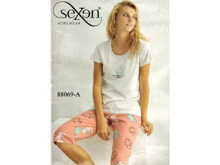 Домашний костюм футболка+бриджи 88069-А
