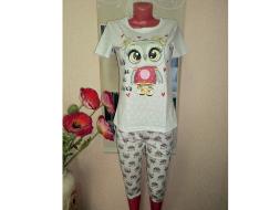 Домашний костюм футболка + бриджи 205